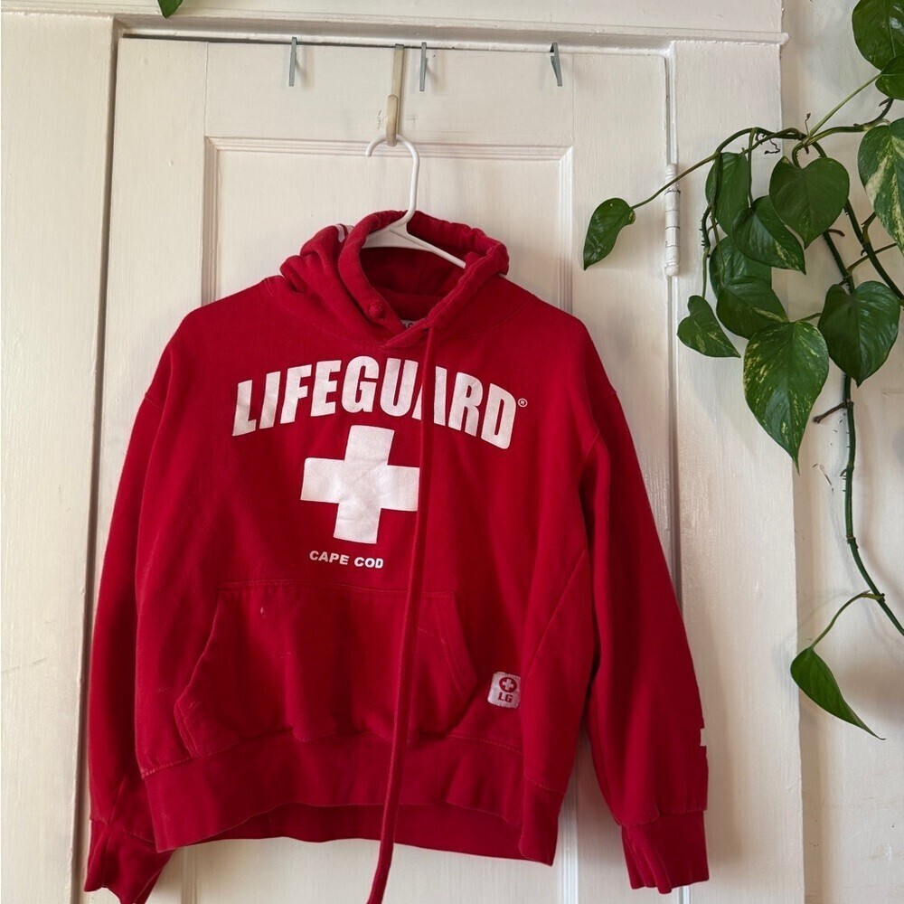 Cape Cod size small Red Lifeguard Hoodie